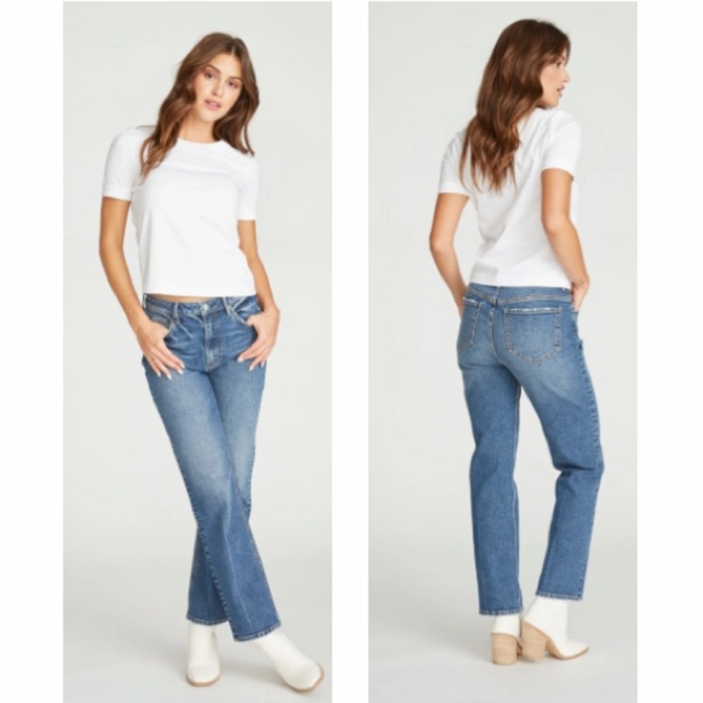 Driftwood Stella High Rise Straight Leg Jeans | 32